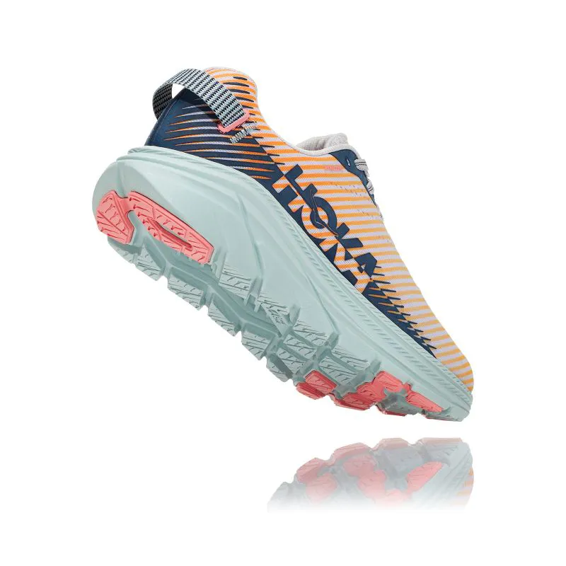 Hoka Rincon 2 Womens Road Running Shoes - Lunar Rock Black Iris-1